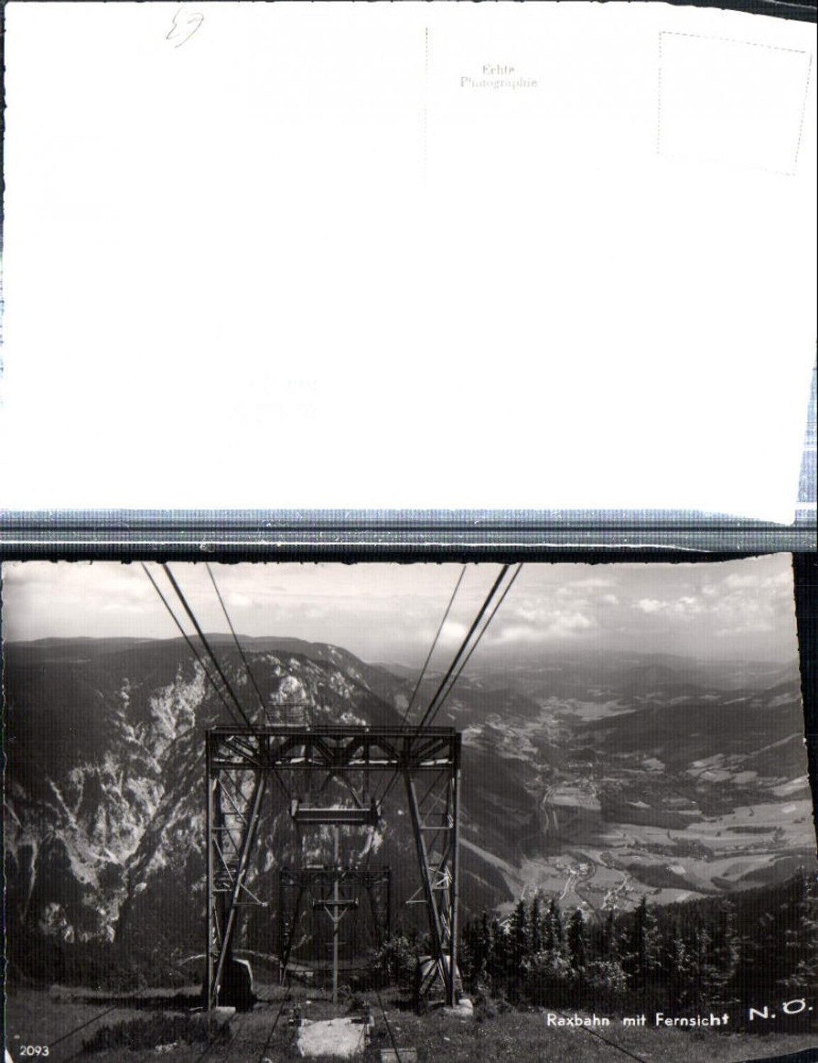 309129,Raxbahn Seilbahn b. Reichenau m. Fernsicht Bergkulisse