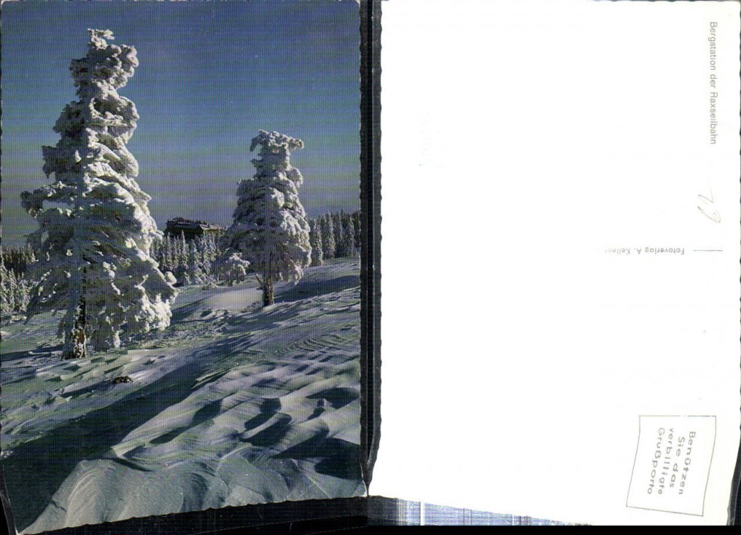 309362,Reichenau an d. Rax Bergstation der Raxseilbahn Winterbild