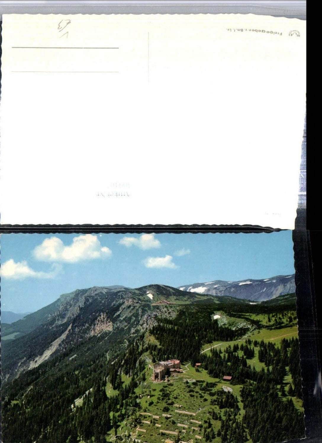 309407,Rax Bergstation b. Reichenau Bergkulisse pub Alpine Luftbild 54951