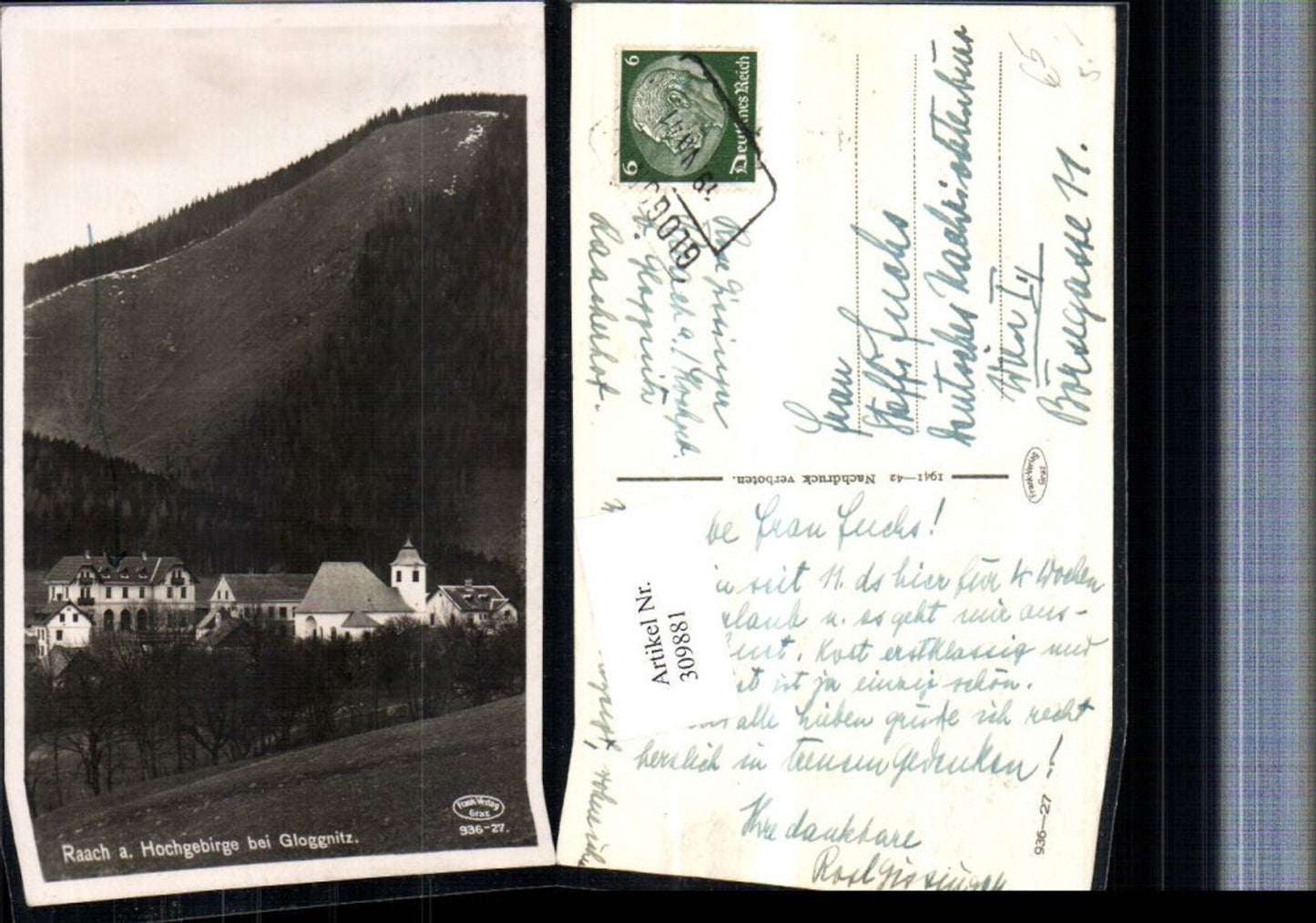 309881,Raach am Hochgebirge b. Gloggnitz Kirche