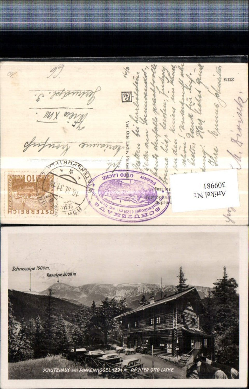 309981,Schutzhaus Berghütte am Pinkenkogel b. Semmering Bergkulisse