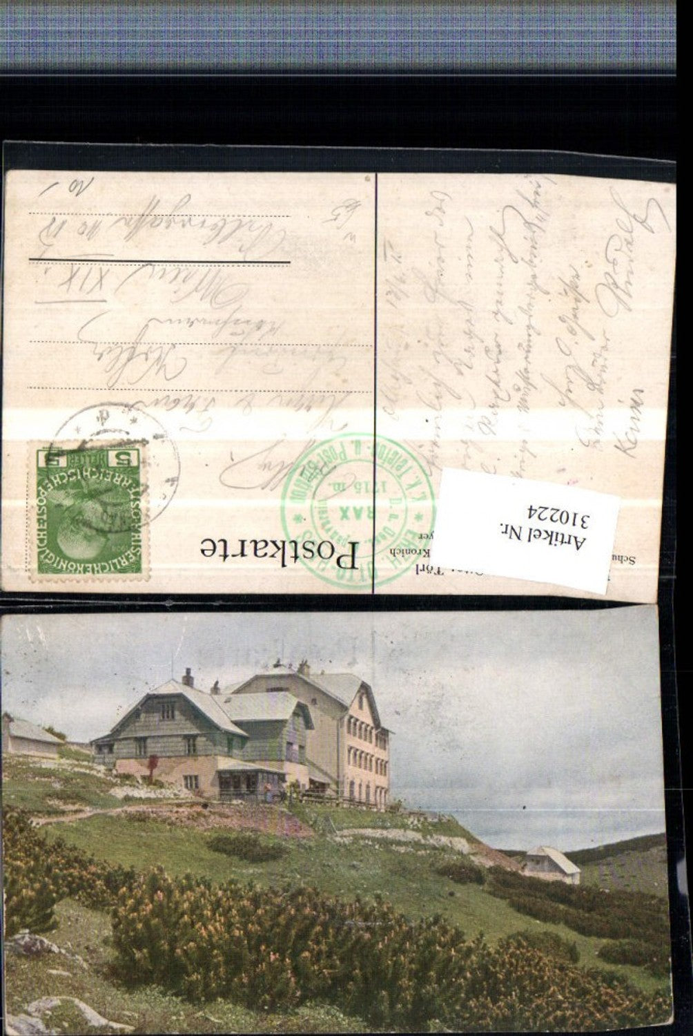 310224,Rax Erzherzog Otto Schutzhaus Berghüte b. Reichenau