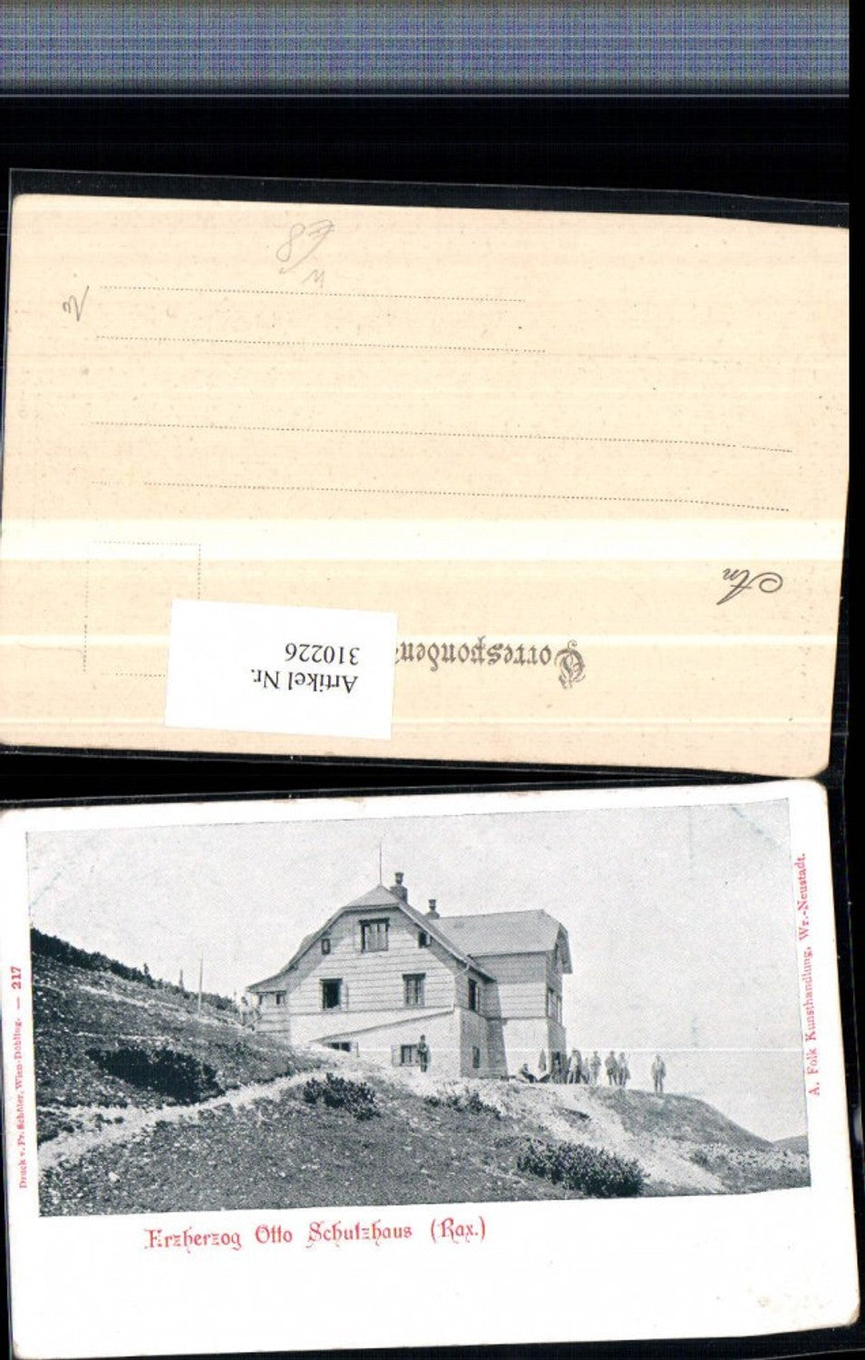 310226,Rax Erzherzog Otto Schutzhaus Berghütte b. Reichenau