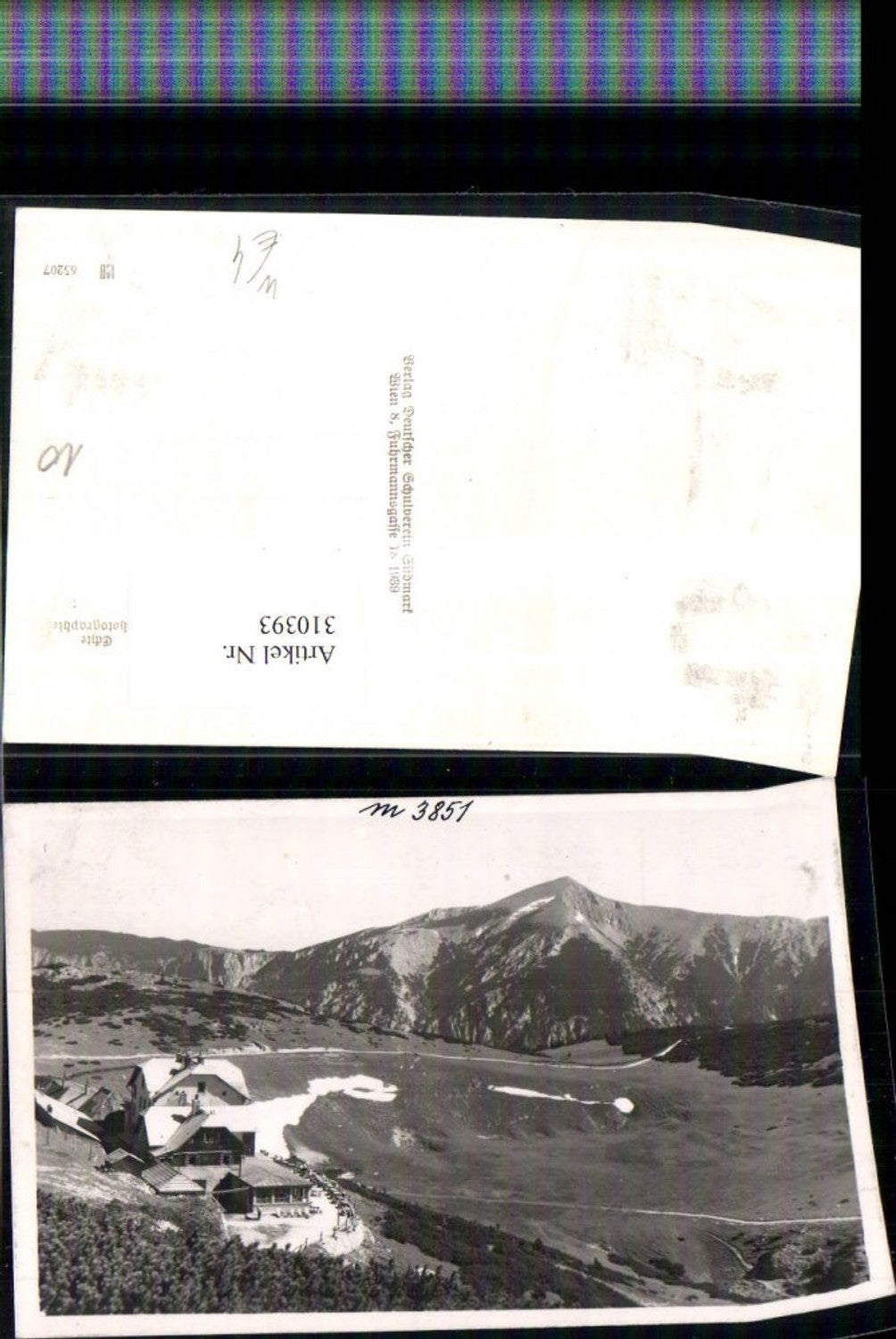 310393,Rax Ottohaus Berghütte b. Reichenau Bergkulisse