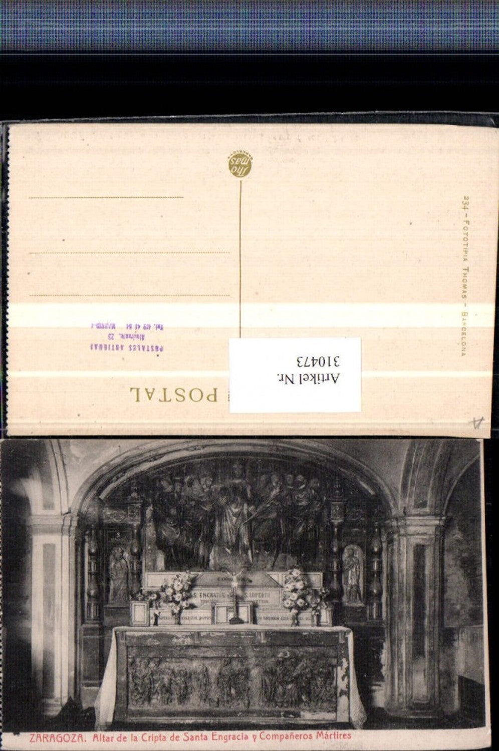 Alte Ansichtskarte – Old Postcard