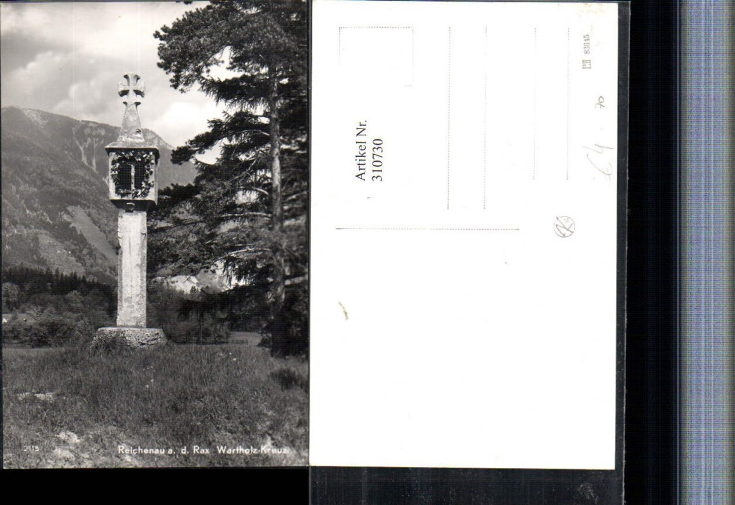 310730,Reichenau an d. Rax Wartholz-Kreuz Bildstock
