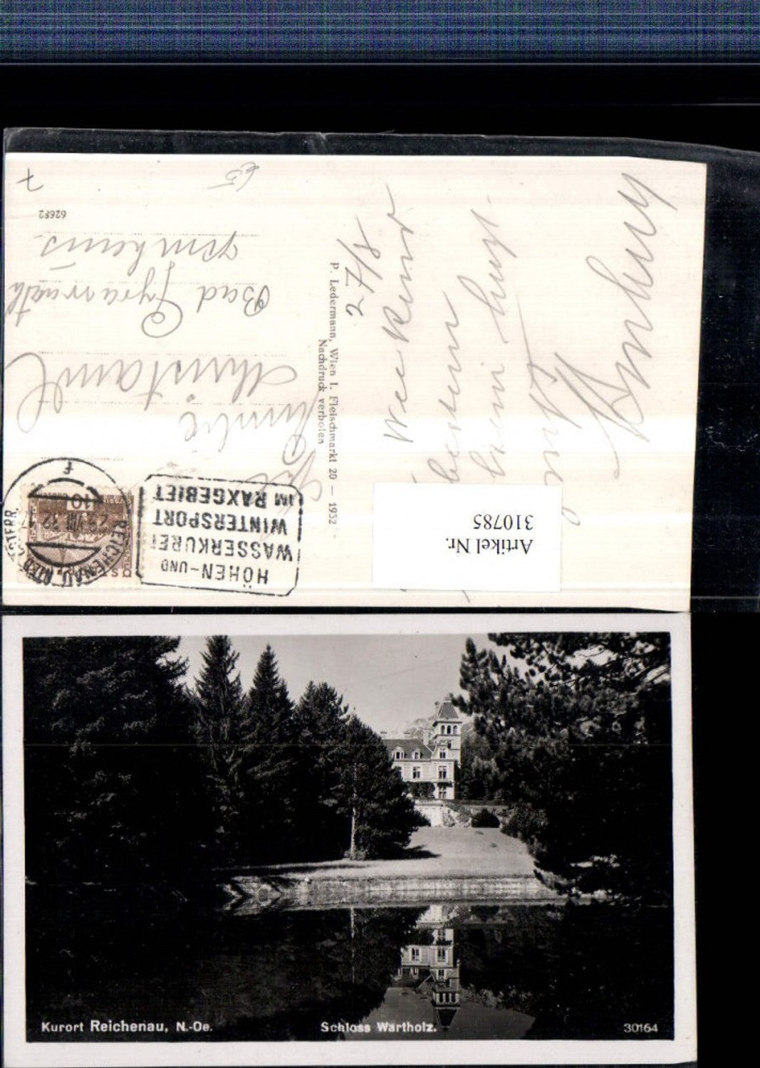 310785,Reichenau an d. Rax Schloss Wartholz