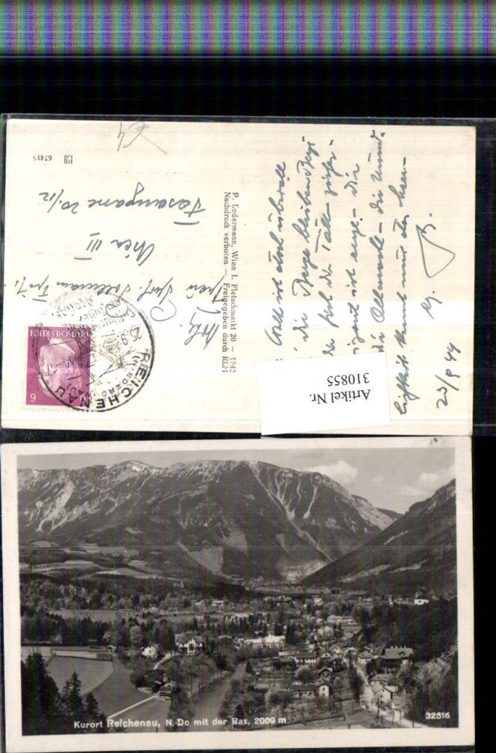 310855,Reichenau an d. Rax Totale m. Rax Bergkulisse
