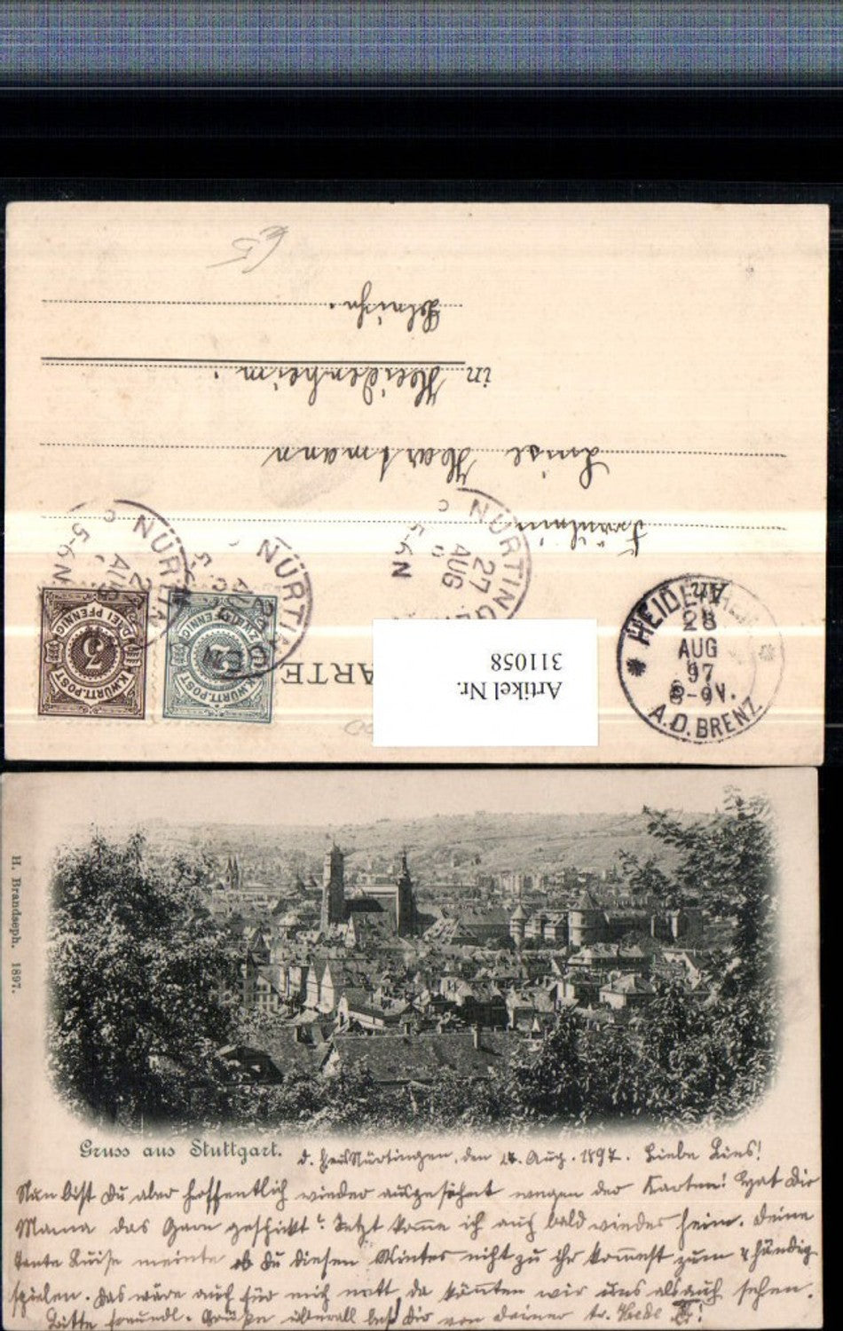 311058,Gruß aus Stuttgart Totale