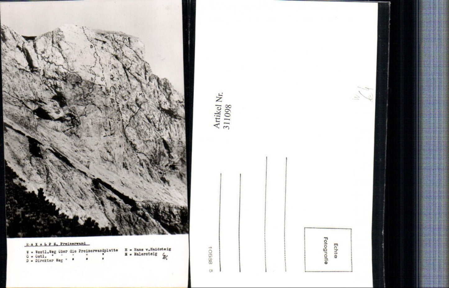 311098,Raxalpe Preinerwand b. Prein Bergkulisse