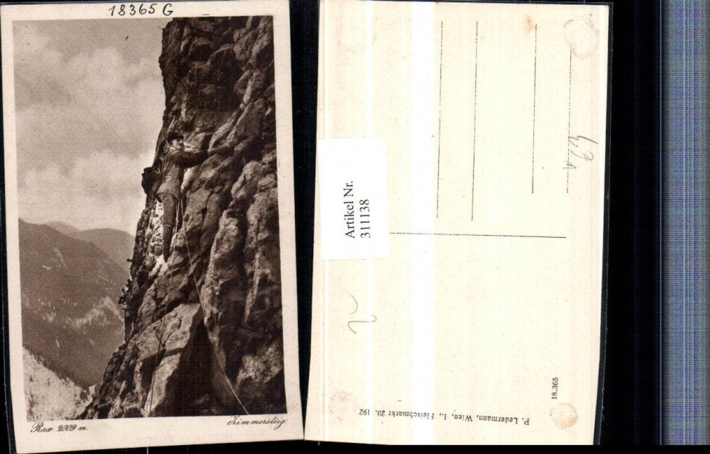 311138,Rax Zimmersteig b. Reichenau Feldwand Kletterer Bergsteiger