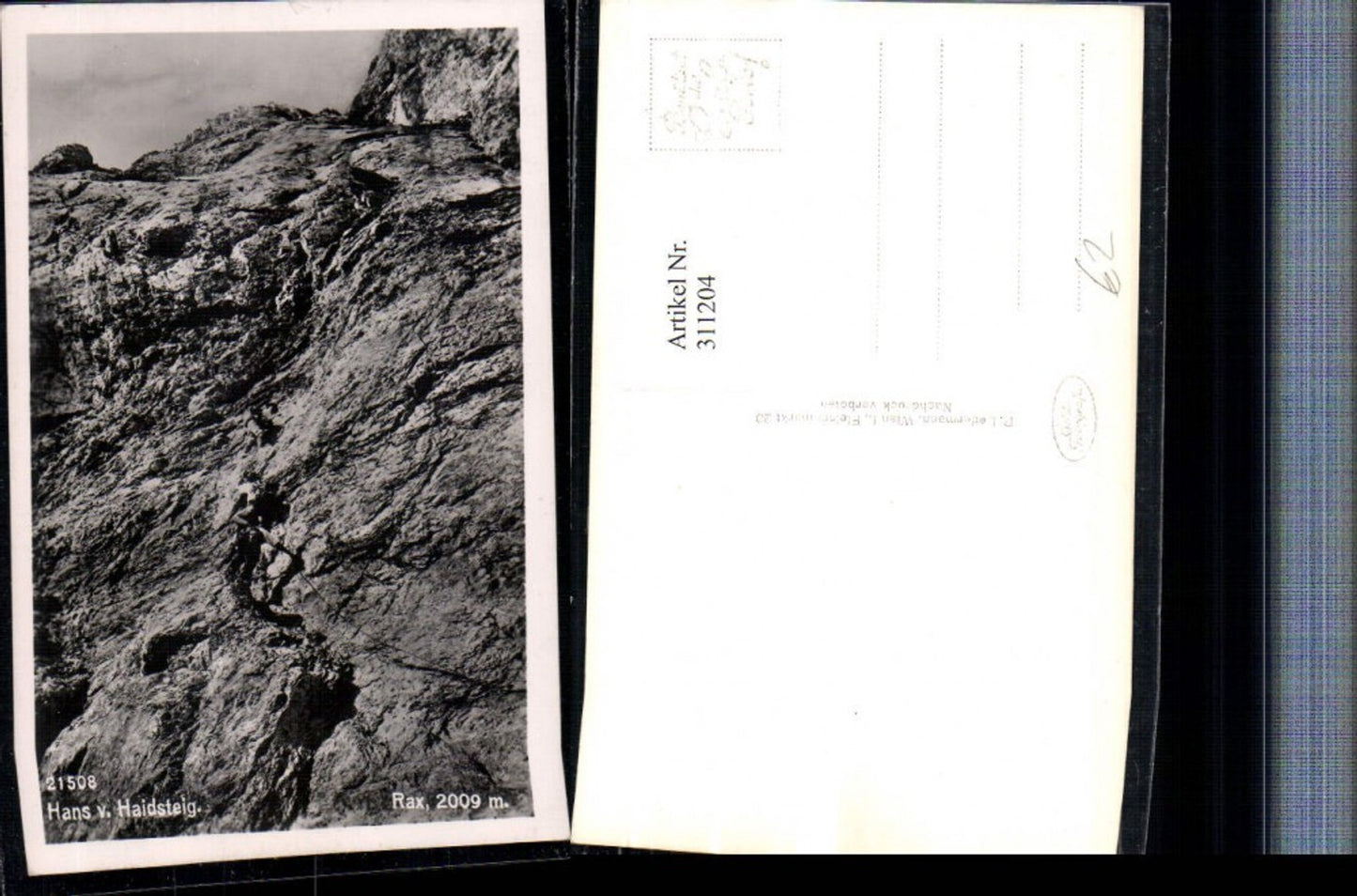 311204,Rax Hans von Haid-Stieg b. Reichenau Bergsteiger
