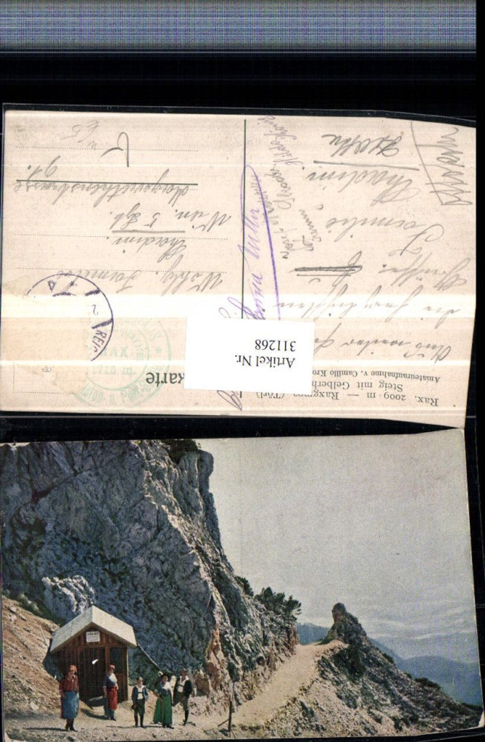 311268,Rax Raxgmoa Steig m. Gelberhütte b. Reichenau