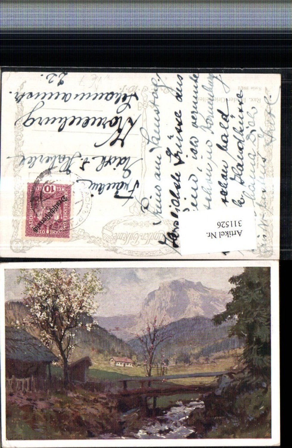 311526,Künstler AK Karl Ludwig Prinz Rax Griesleiten b. Prein Bergkulisse pub B.K.W.I. 285/2