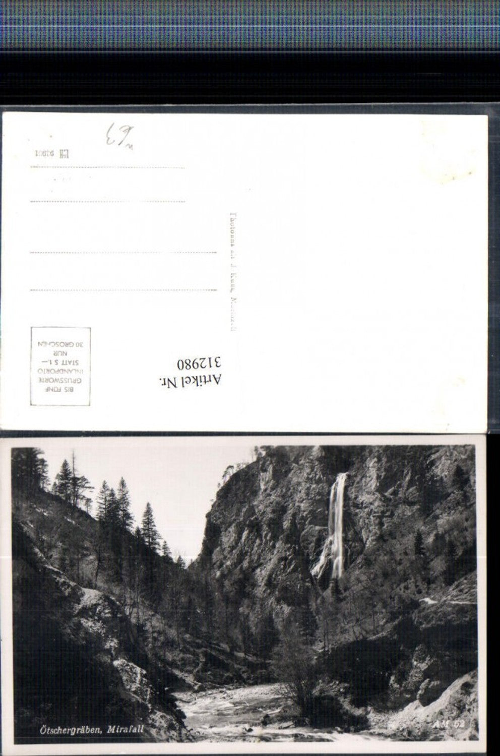 312980,Ötschergräben b. Mitterbach Mirafall Wasserfall