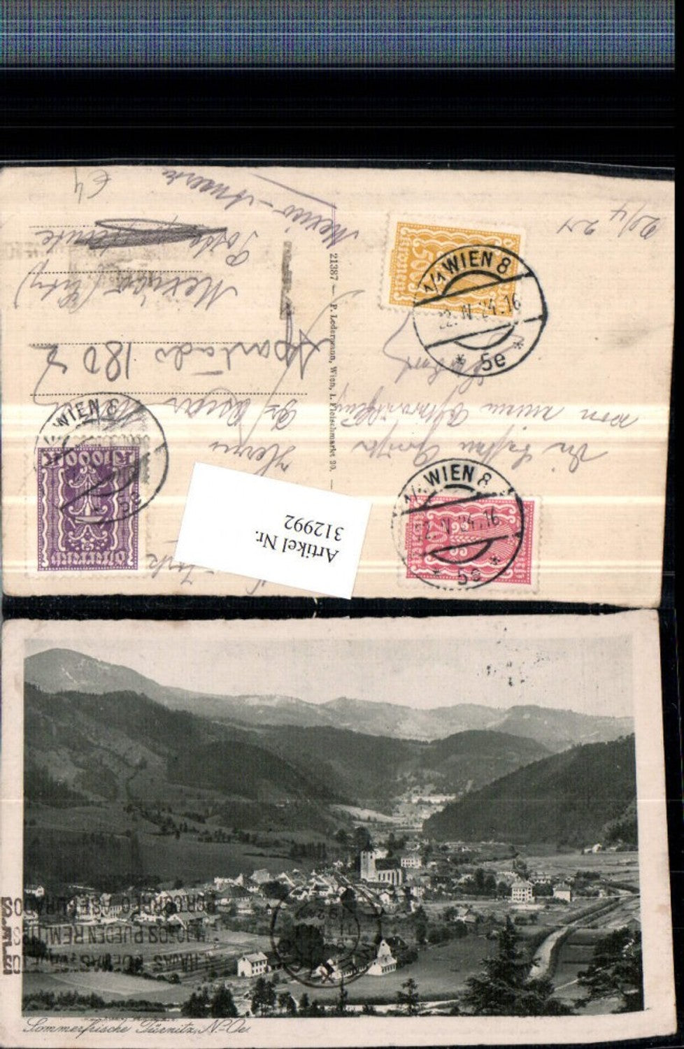 312992,Türnitz Totale Bergkulisse