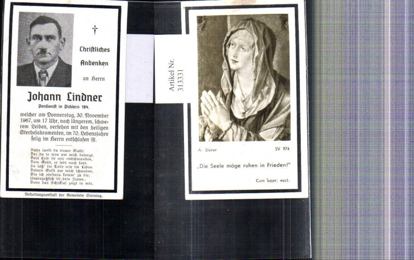 Alte Ansichtskarte – Old Postcard