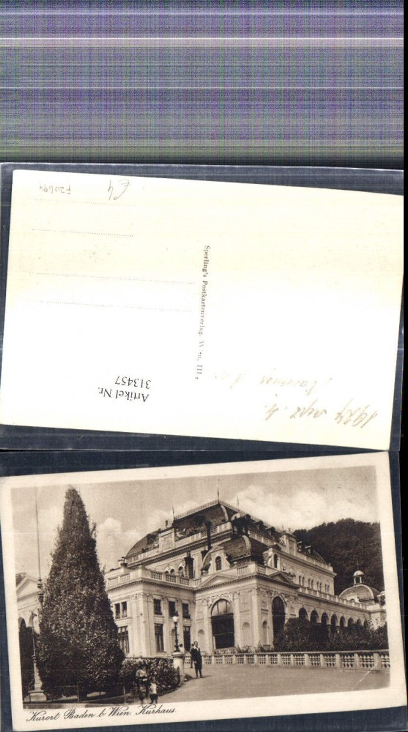 313457,Baden b. Wien Kurhaus 1927
