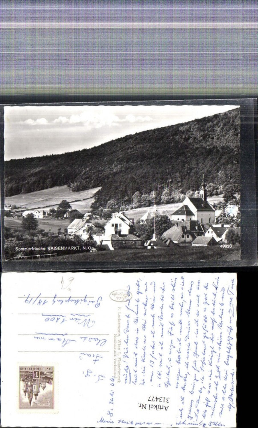 313477,Foto Ak Maria Raisenmarkt Totale