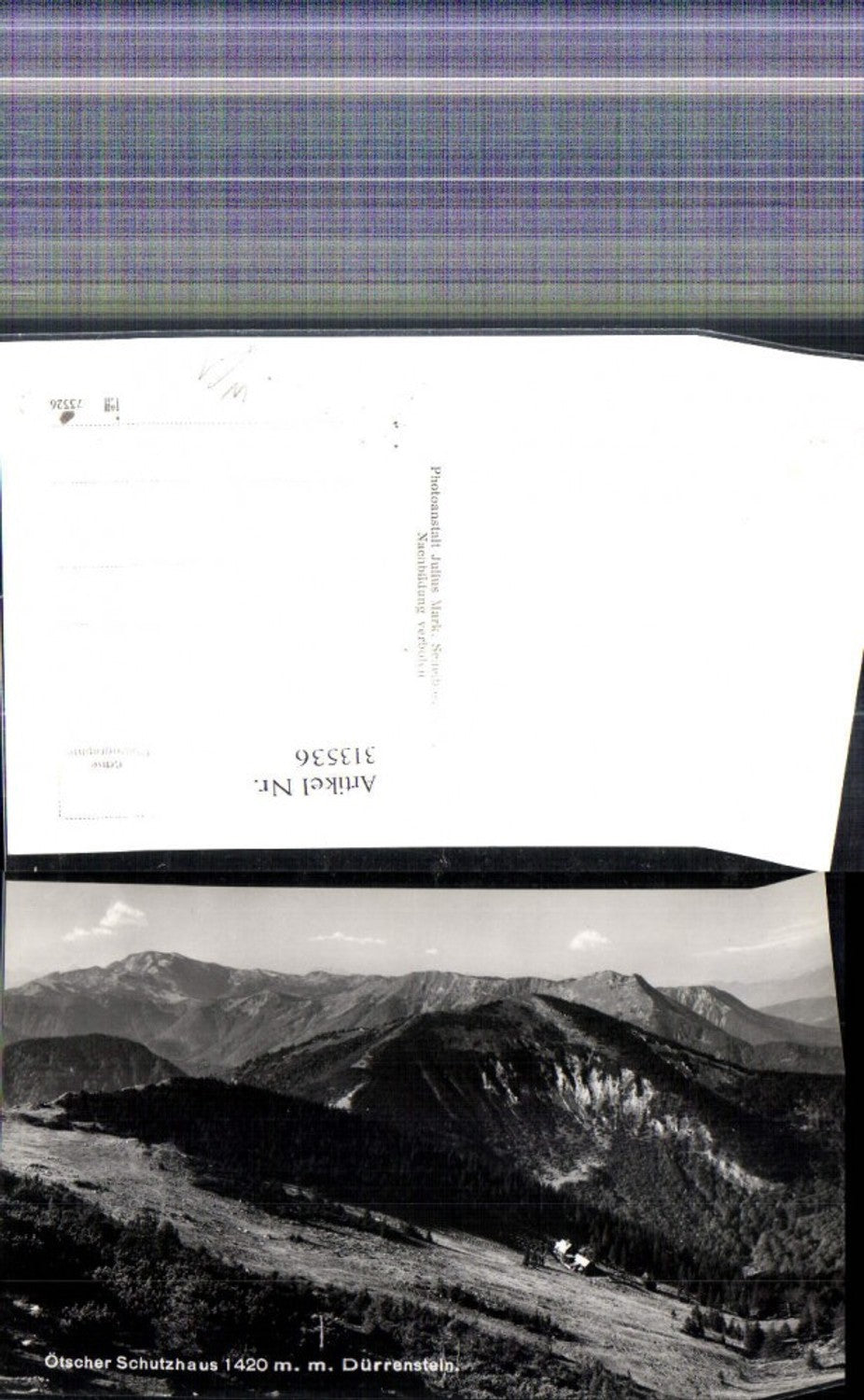 313536,Foto Ak Ötscher Schutzhaus Dürrenstein b. Lackenhof
