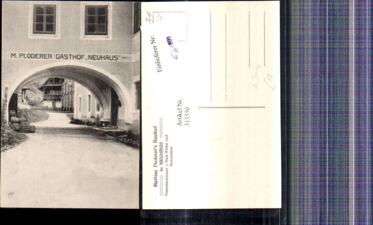313550,M. Ploderers Gasthof Neuhaus b. Gaming