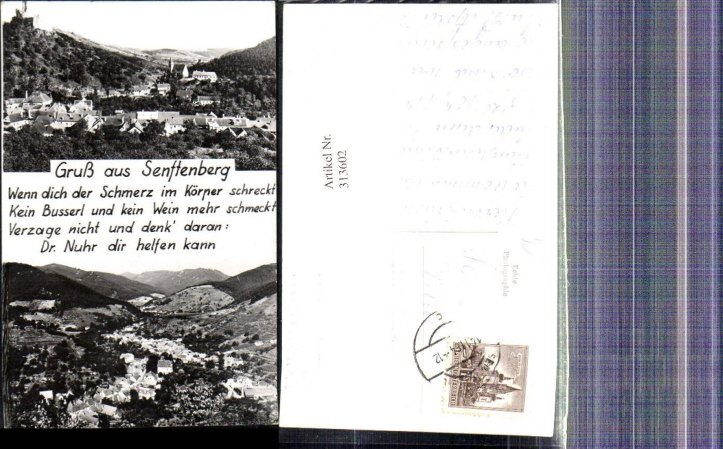 313602,Mehrbild Foto Ak Senftenberg Totale 1964