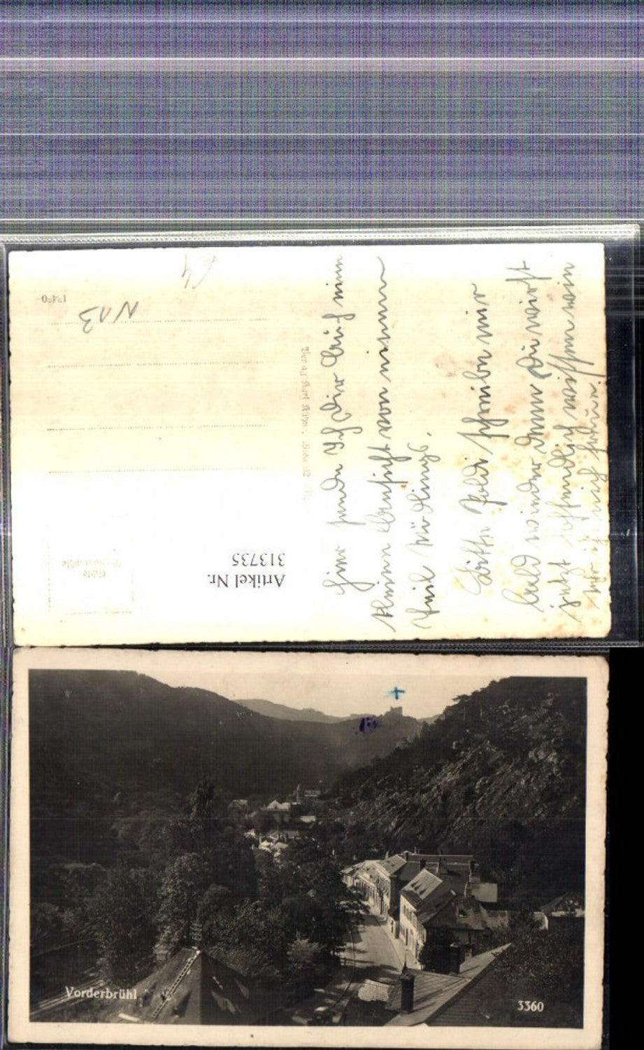 313735,Foto Ak Vorderbrühl b. Mödling