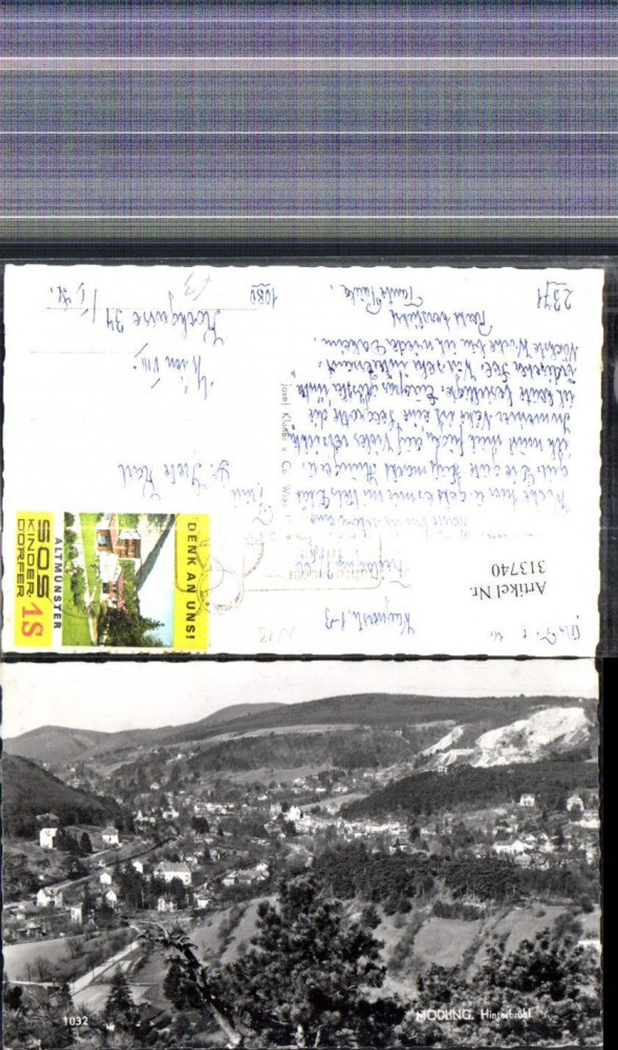 313740,Foto Ak Hinterbrühl Mödling 1966