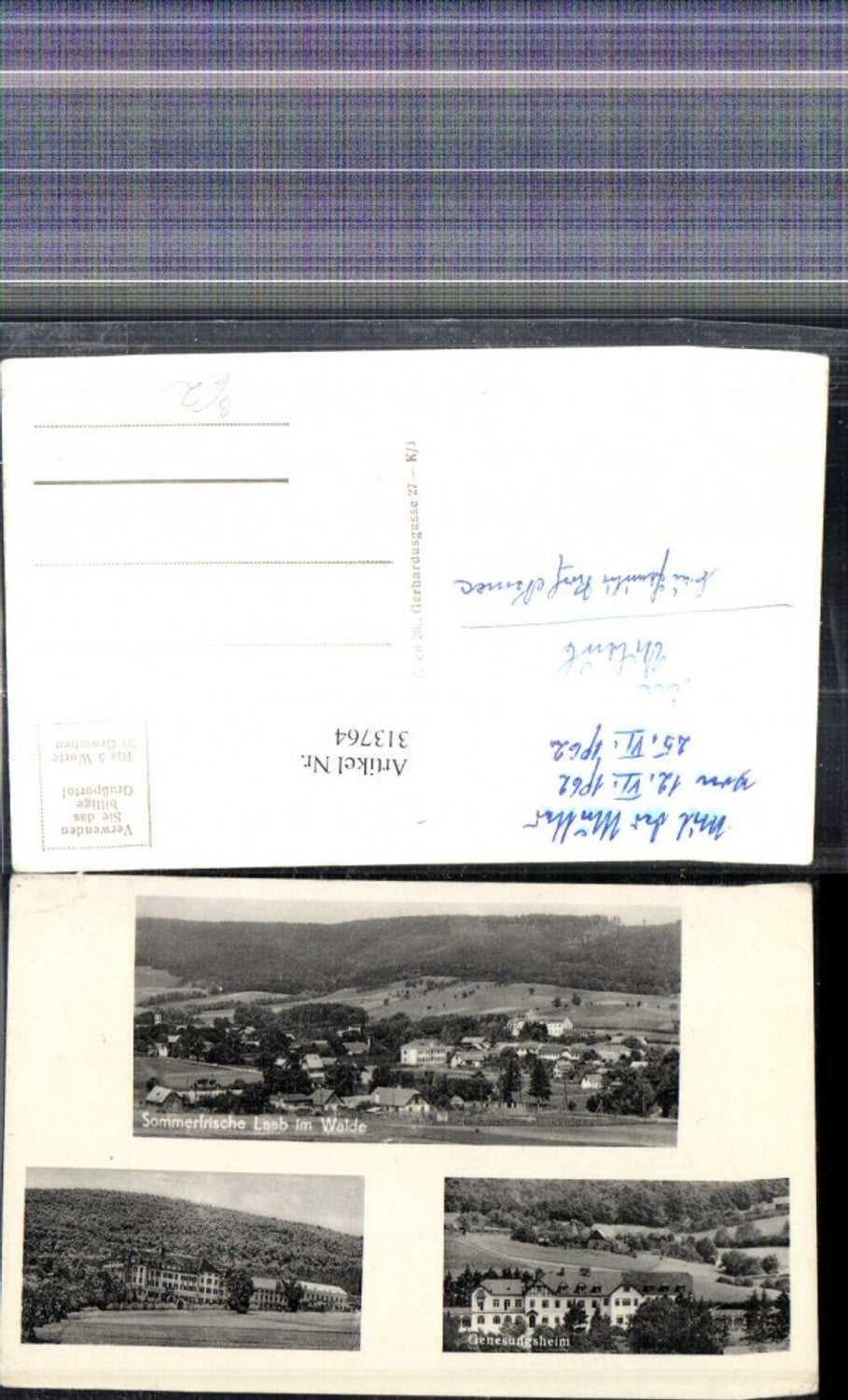 313764,Mehrbild Ak Laab im Walde Genesungsheim