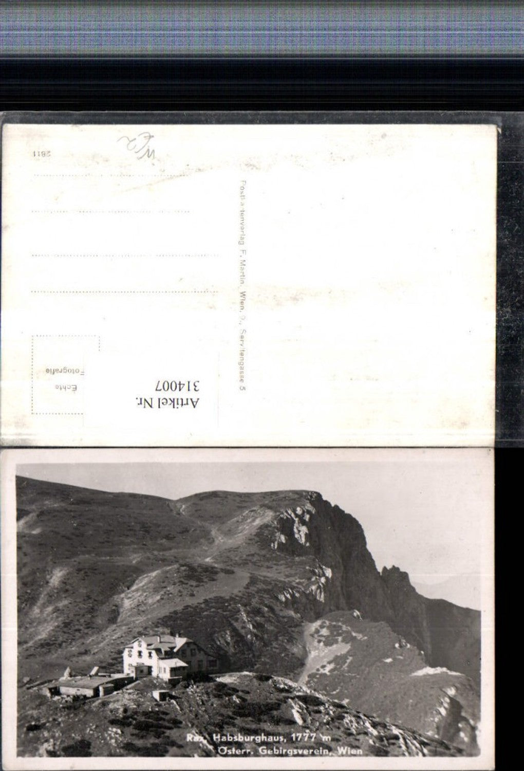 314007,Rax Habsburghaus Berghütte b. Schwarzau Bergkulisse