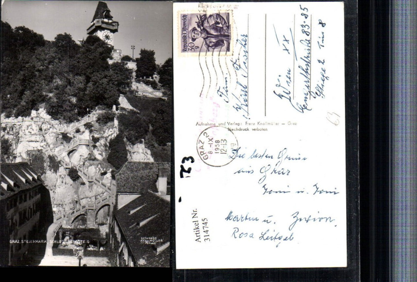 Alte Ansichtskarte – Old Postcard