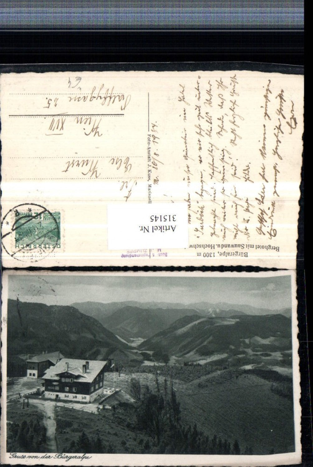 Alte Ansichtskarte – Old Postcard