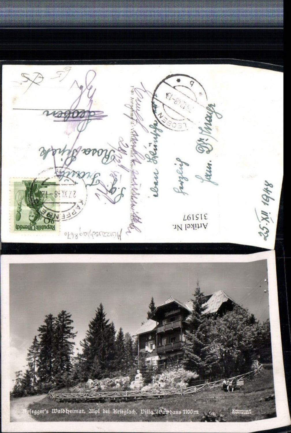 Alte Ansichtskarte – Old Postcard