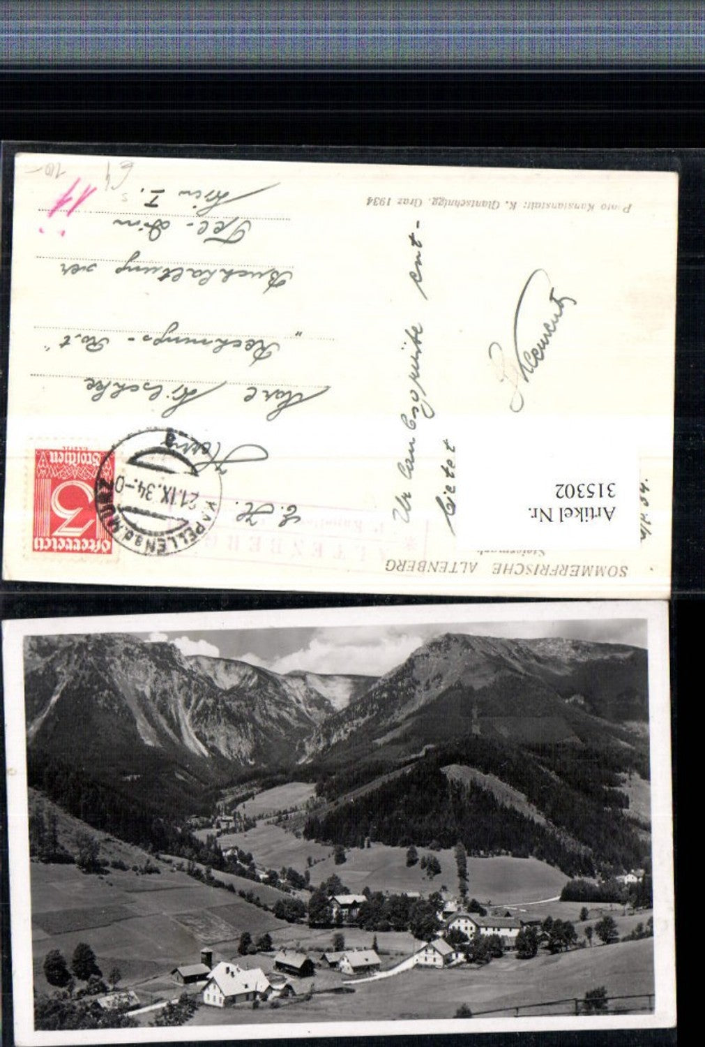 Alte Ansichtskarte – Old Postcard