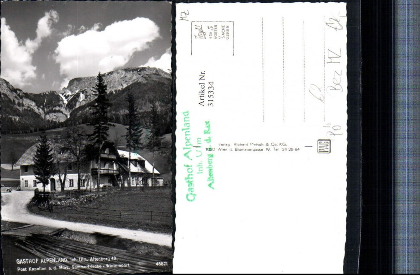 Alte Ansichtskarte – Old Postcard