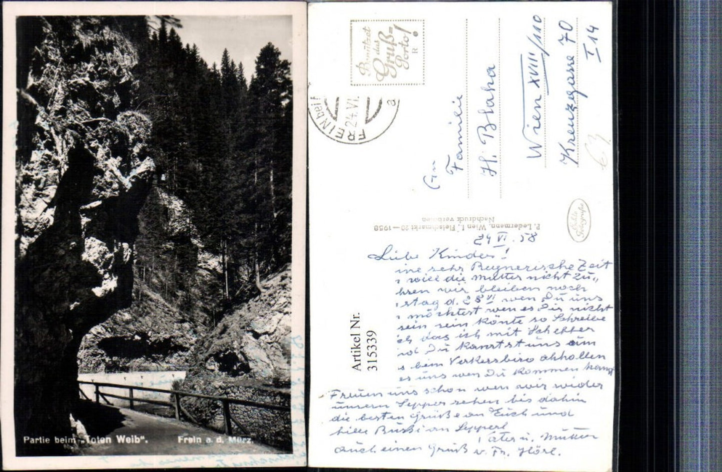 Alte Ansichtskarte – Old Postcard