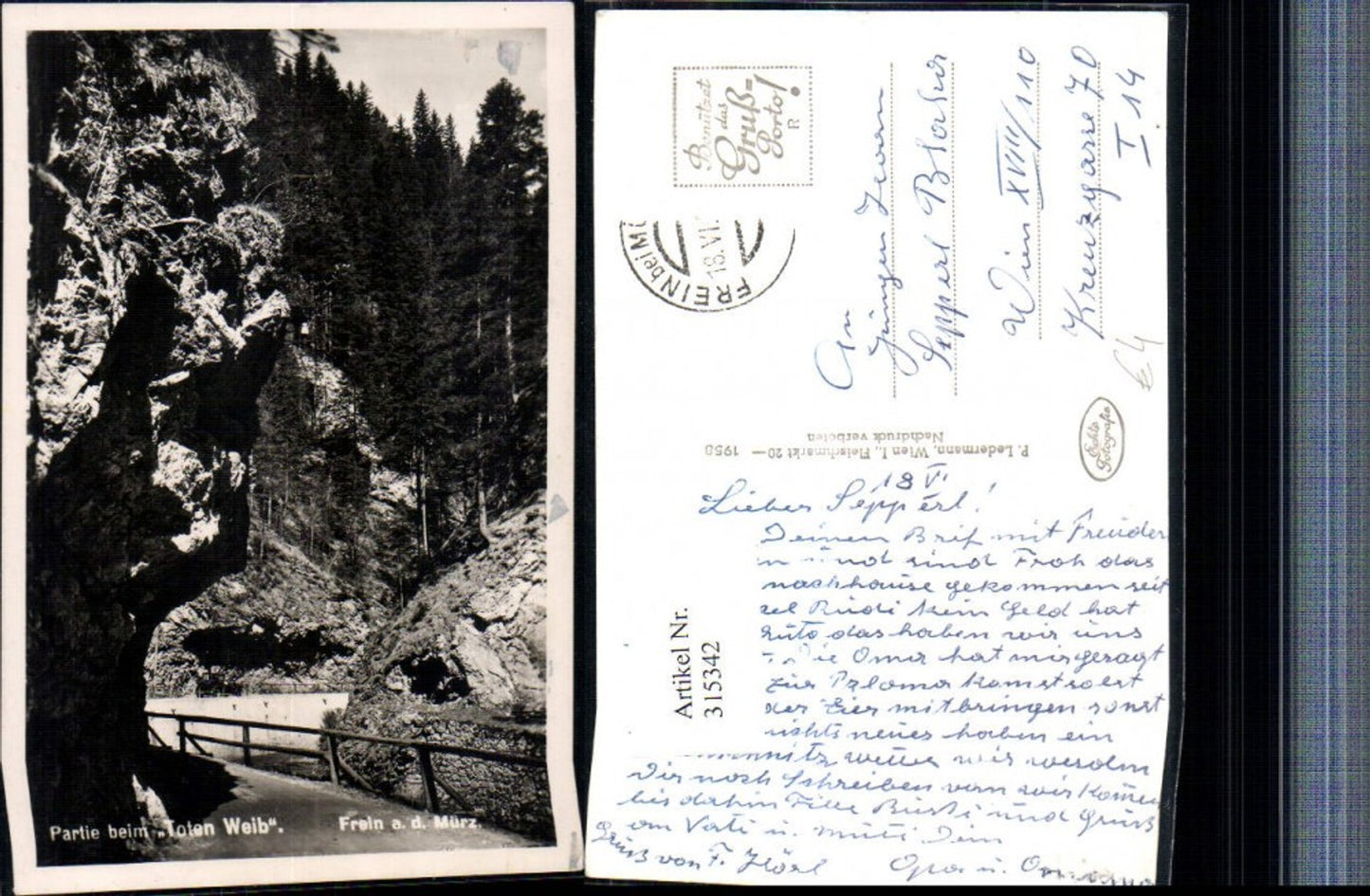 Alte Ansichtskarte – Old Postcard