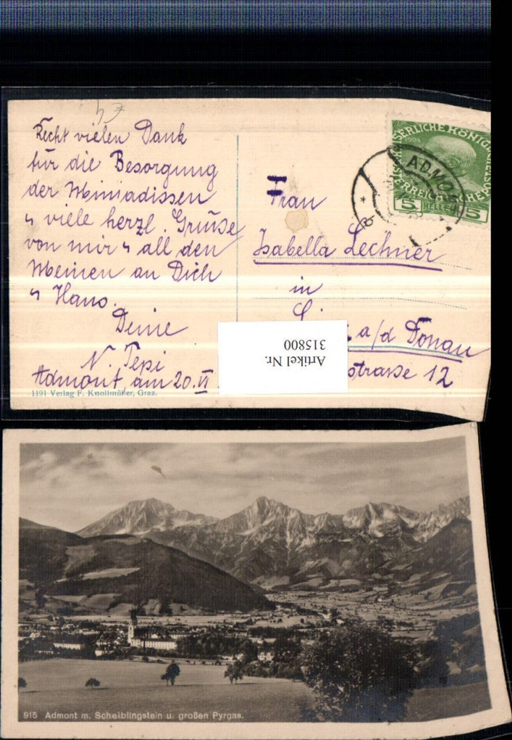 Alte Ansichtskarte – Old Postcard