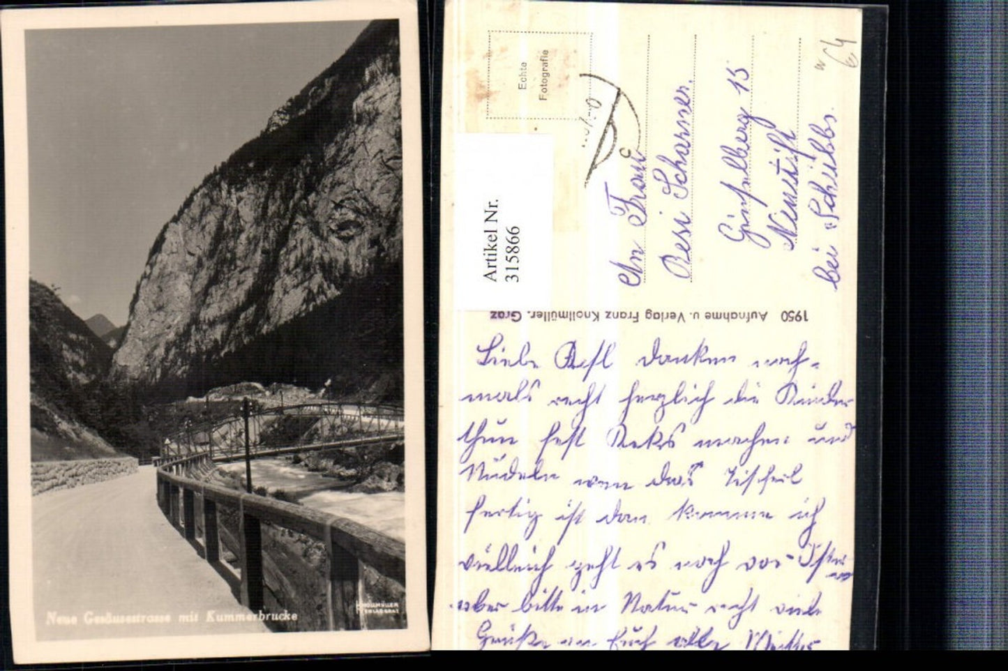 Alte Ansichtskarte – Old Postcard