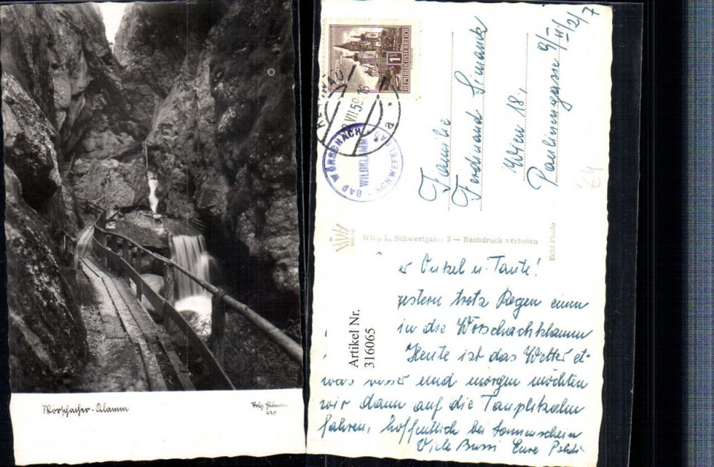 Alte Ansichtskarte – Old Postcard
