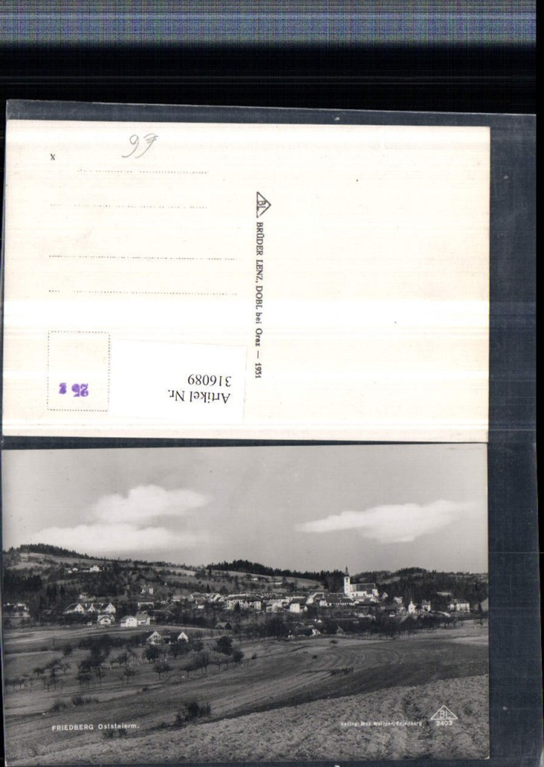 Alte Ansichtskarte – Old Postcard