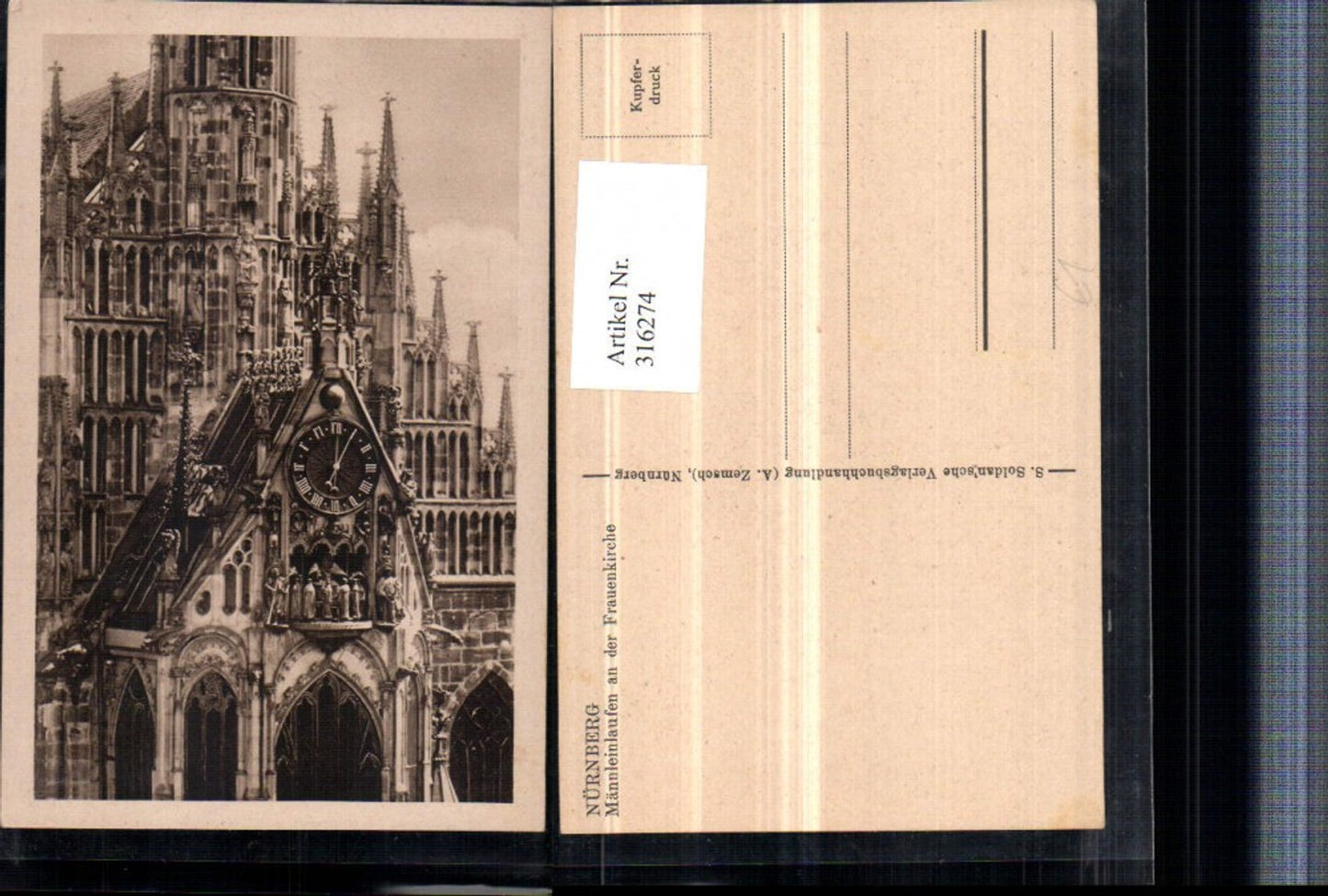 316274,Nürnberg Männleinlaufen an d. Frauenkirche Kirche