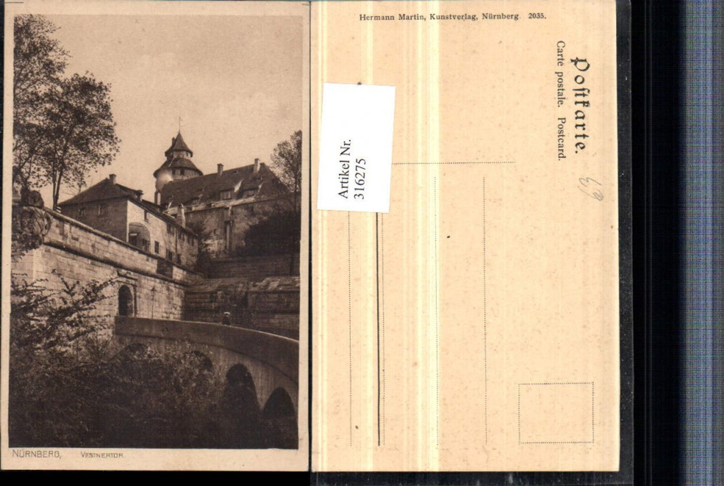 316275, Nuremberg Vestnertor Gate Bridge