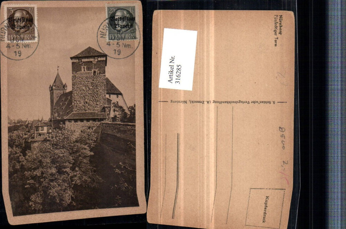 316285,Nürnberg Fünfeckiger Turm