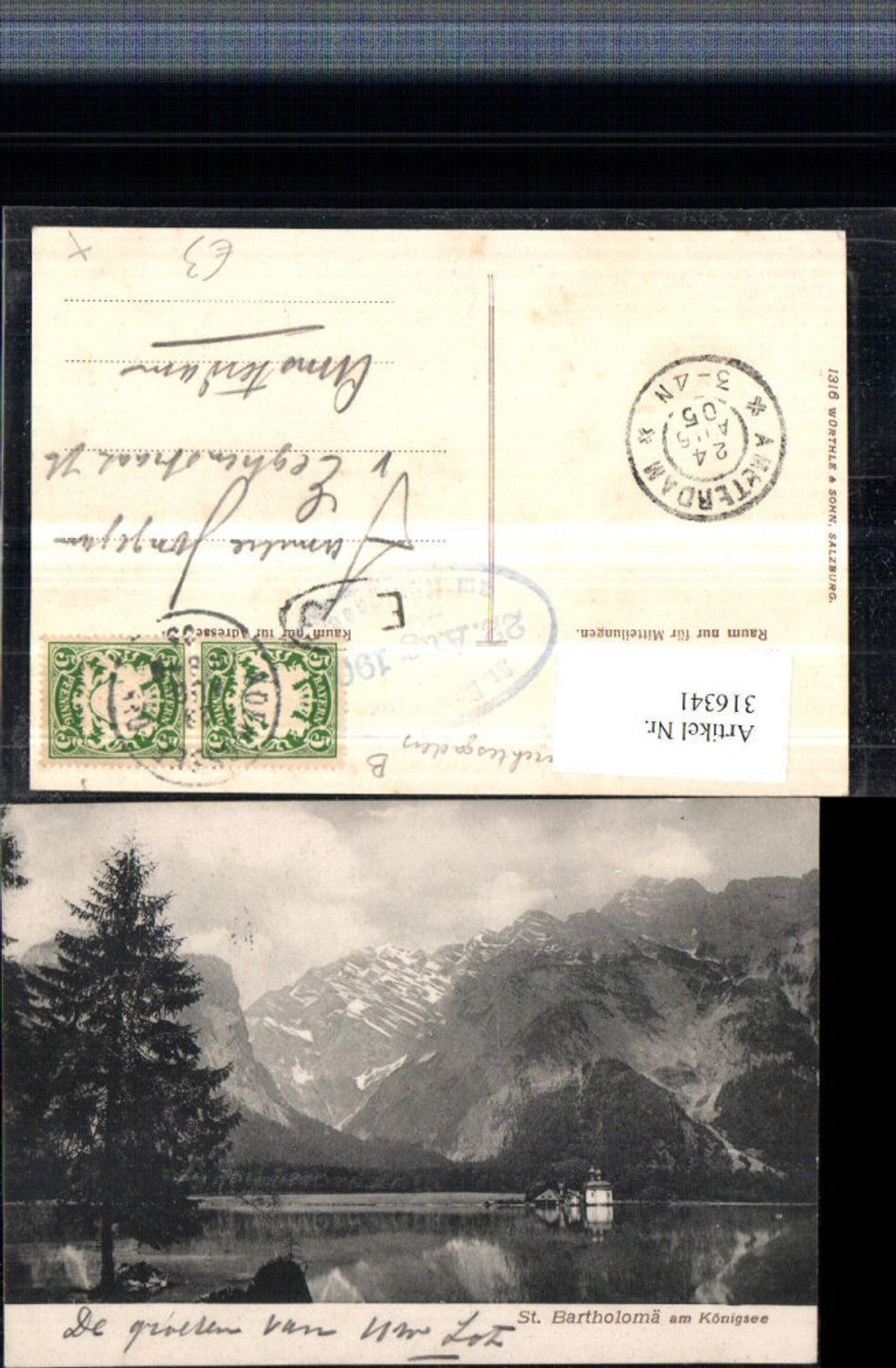 316341,St. Bartholomä am Königssee Bergkulisse