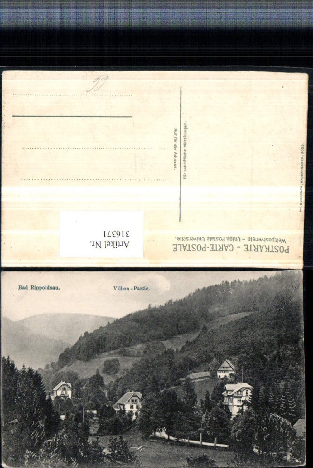 316371,Bad Rippoldsau Villen-Partie