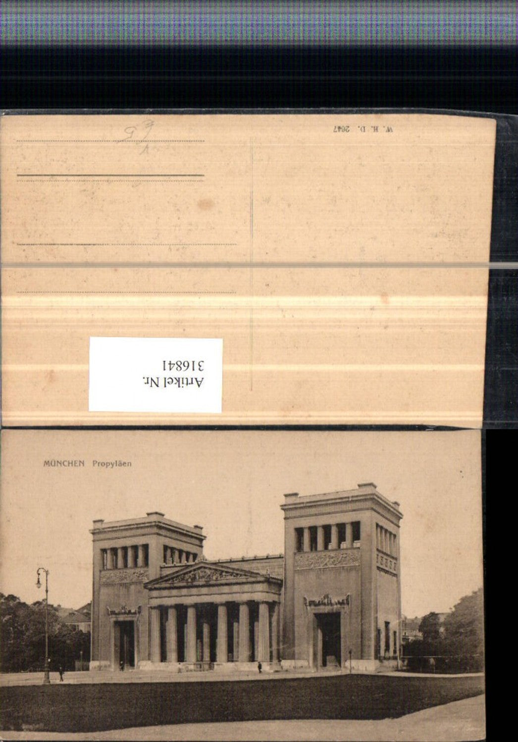 316841,München Propyläen pub W.H.D. 2647