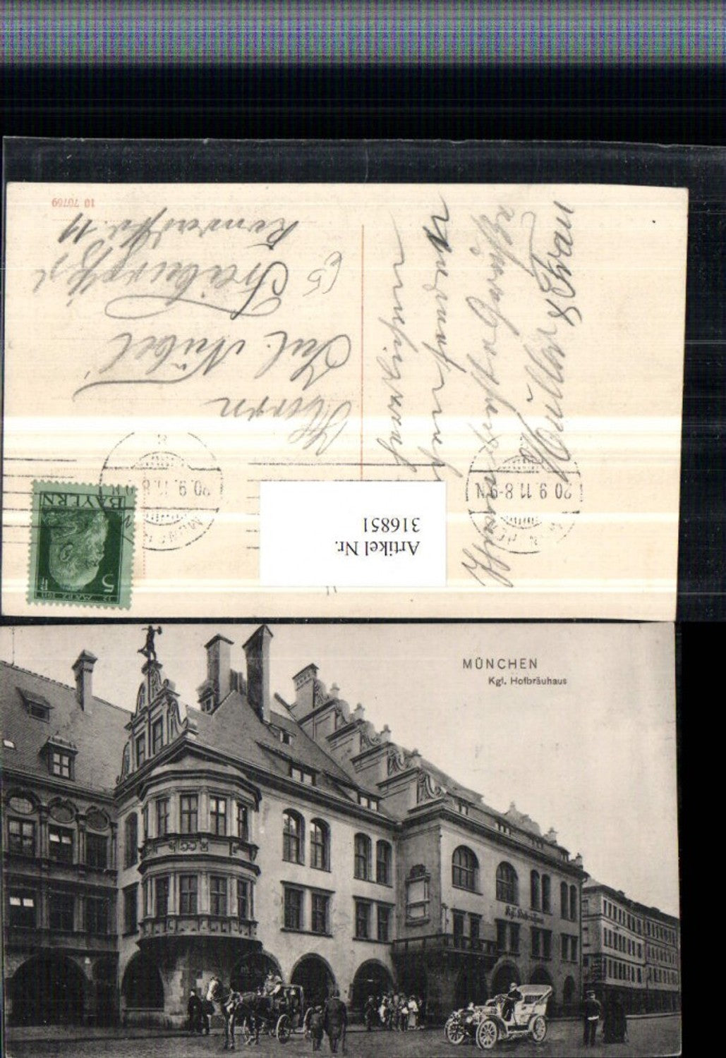 316851,München Königliches Hofbräuhaus Brauhaus Automobil
