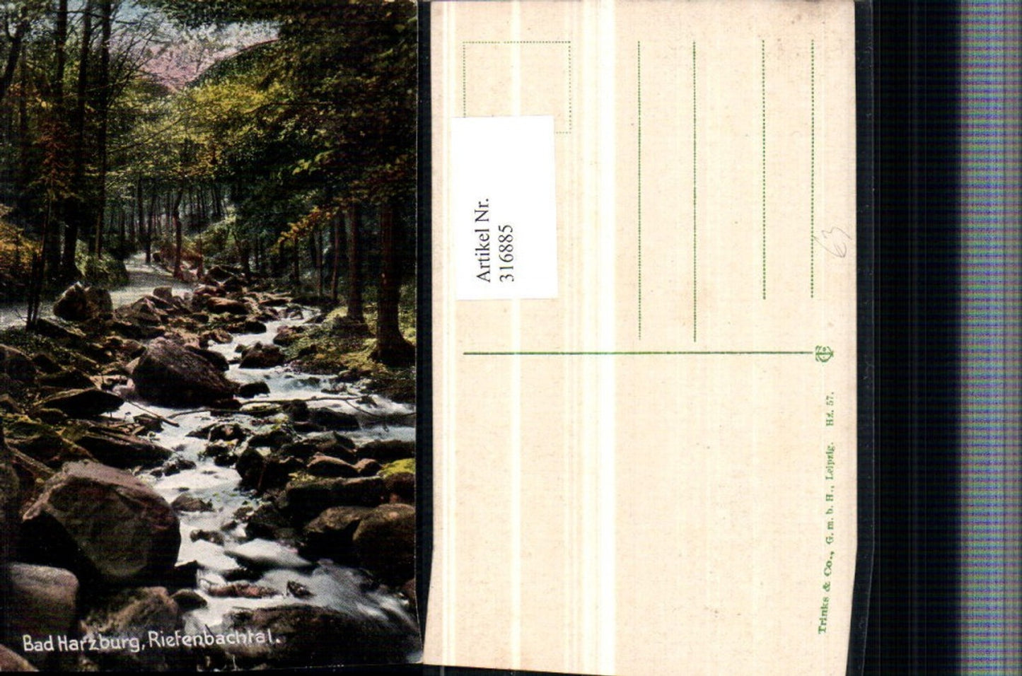 316885,Bad Harzburg Riefenbachtal Wildbach pub Trinks & Co 57