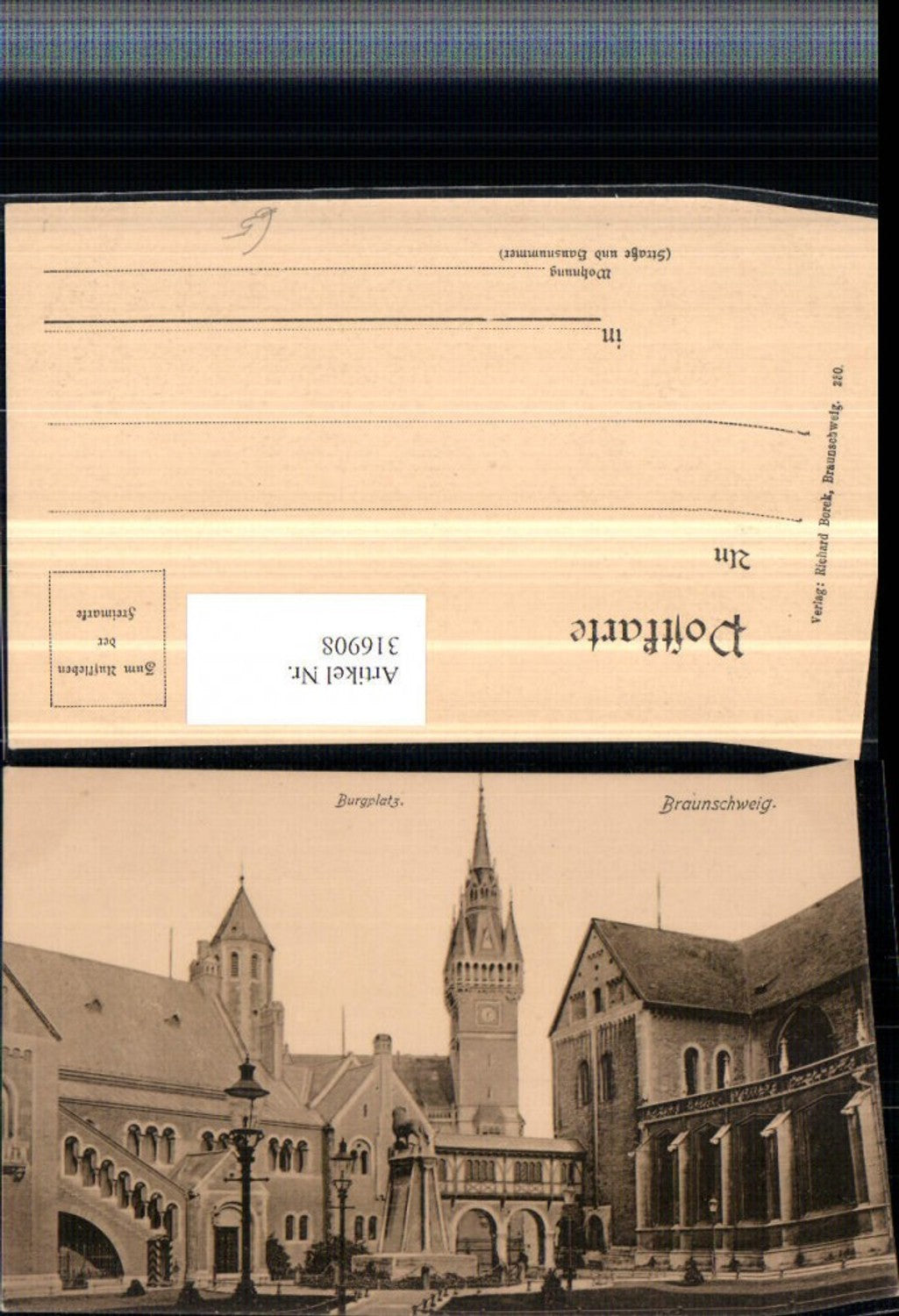 316908,Braunschweig Burgplatz Denkmal